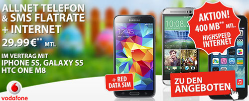 Vodafone Red XS Aktion mit 2. SIM Karte Vodafone Red XS Aktion mit 2. SIM Karte