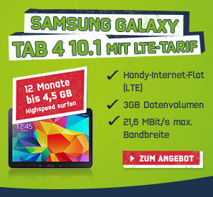 Samsung Galaxy Tab 4 10.1 LTE mit Vertrag
