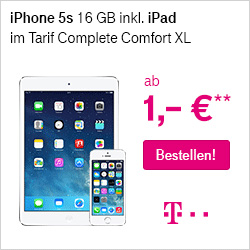 T-Mobile AllNet Flat mit iPhone 5S und iPad